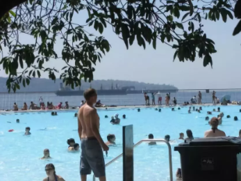 Moody Park outdoor swimming pool in New Westminster